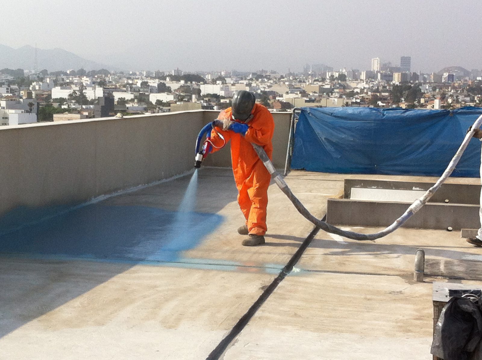 Metal roof coating project overview